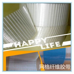 高抗拉、低延伸、強(qiáng)粘力網(wǎng)格纖維膠帶