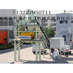 雙立機械新款混凝土攪拌站出售，混凝土攪拌站多少錢