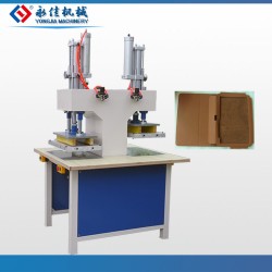 東莞永佳海綿粉撲熱壓成型熔斷機(jī) ，雙頭氣動(dòng)熱壓機(jī)