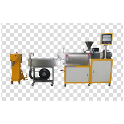 生產(chǎn)現(xiàn)實(shí)驗(yàn)單螺桿擠出造粒機(jī)組 傳動(dòng)、喂料、冷卻系統(tǒng)整機(jī)組
