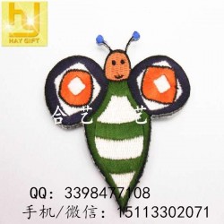 刺繡徽章、肩章、卡通刺繡圖案、水溶繡花