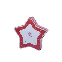 廠家直銷(xiāo)可定制超大星星馬口鐵罐月餅盒巧克力糖果盒
