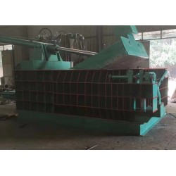 二手打包機，側(cè)翻包液壓打包機，金屬破碎機械，宏強液壓