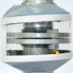 安全防護(hù)供聚氯乙烯法蘭保護(hù)套、儀器防護(hù)罩
