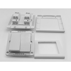 墻壁插座二開機械開關(guān)模具
